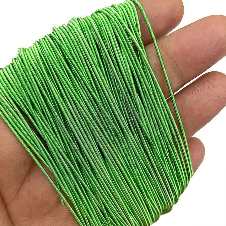 Smooth Purl Wire Matt Green Color