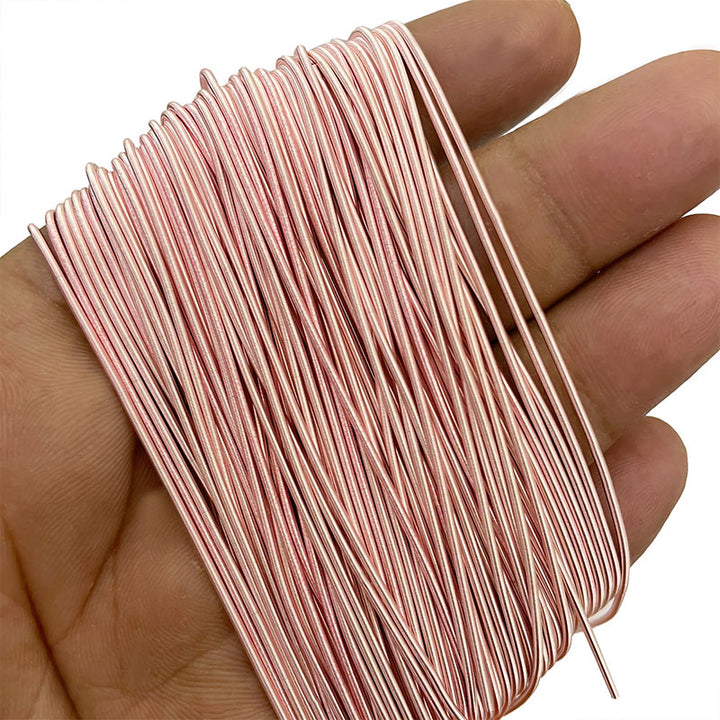 Smooth Purl Wire Matt Pink Color