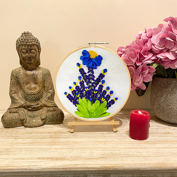Native Flower Design anchor embroidery kits