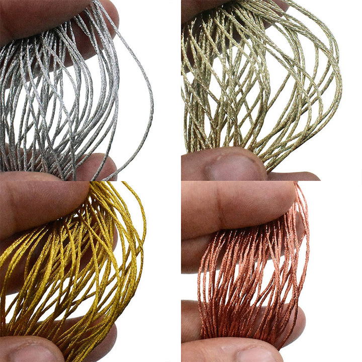 metallic embroidery threads