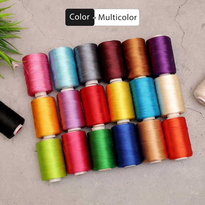 Buy Art Silk thread Combo of 20 Colors online at best prices ...