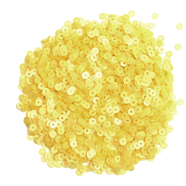 2.5MM, 3MM & 4MM, Lemon Grass Color Sequins - EMB1002