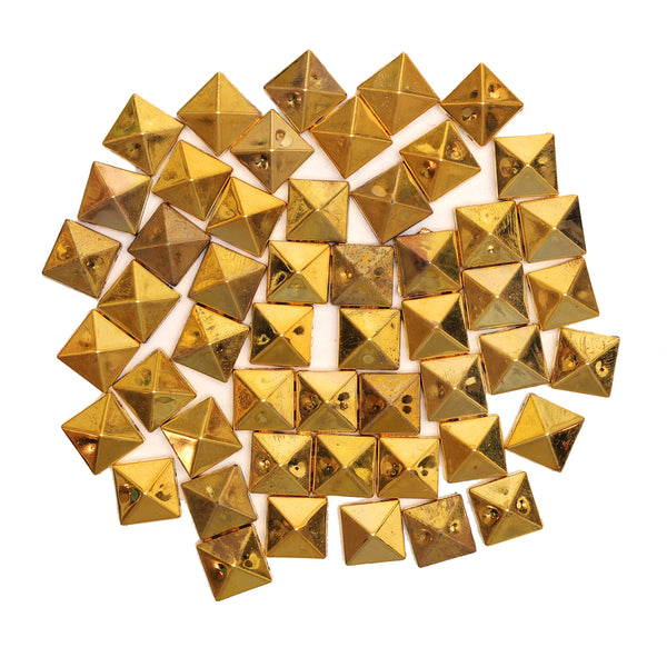 EMB239 (Rs1.5/Pcs) (10*10MM) Double Hole Studs