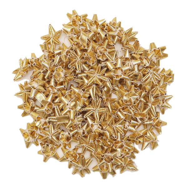 100 Pieces, Gota Flower in Gold Color