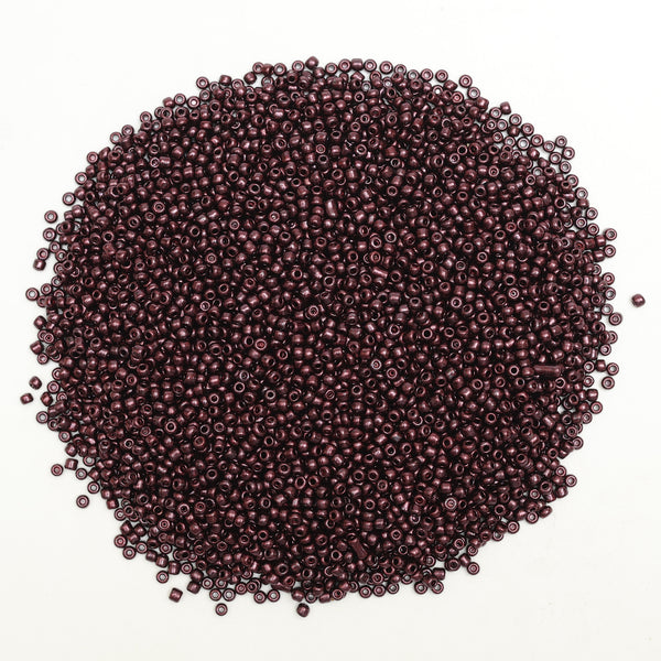 10/0 Seed Beads in Burgandy Color