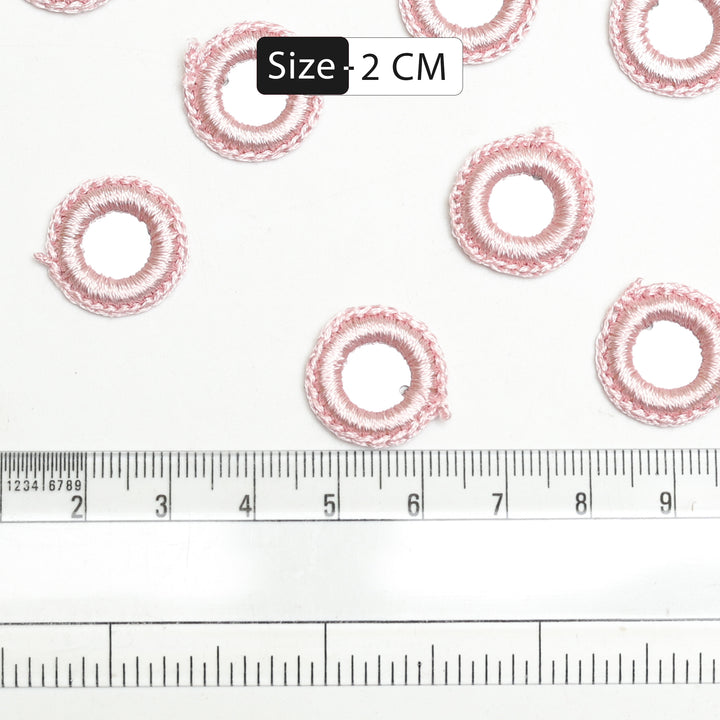 Buy Crochet Thread Rings in Baby Pink color at best prices ...