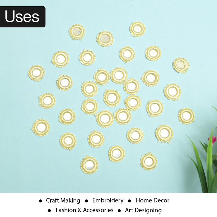 Buy Crochet Thread Rings in light yellow color at best prices ...