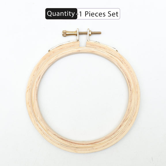 Buy 4 Inch Round Wooden Embroidery Hoop online at best prices ...