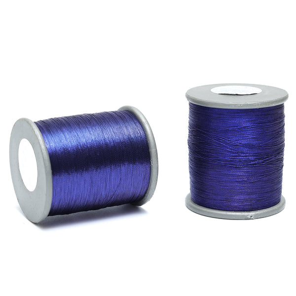 0.1MM Zari Thread in Blue Color (EMBZT05717)