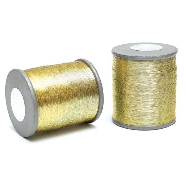0.1MM Zari Thread in Gold Color (EMBZT05704)