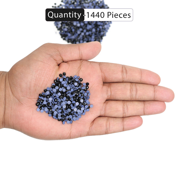 Buy Jet Black Hotfix Rhinestones Online | Free & Fast Shipping ...