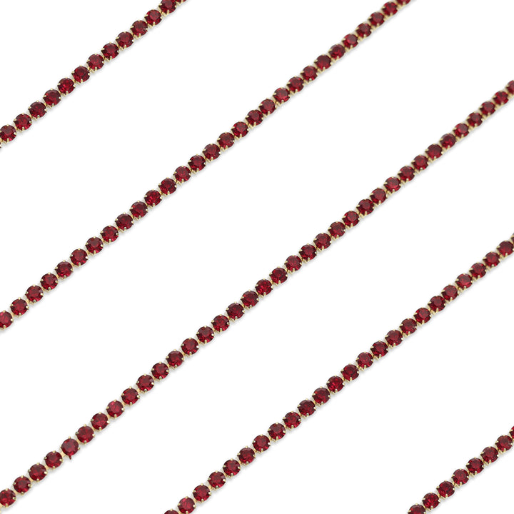 Buy Red Colour Chain in sampling & Bulk quantity – embroiderymaterial.com