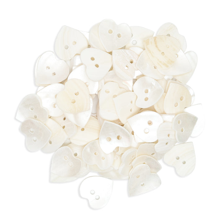 Buy Heart Shape Shell Buttons online at best prices ...