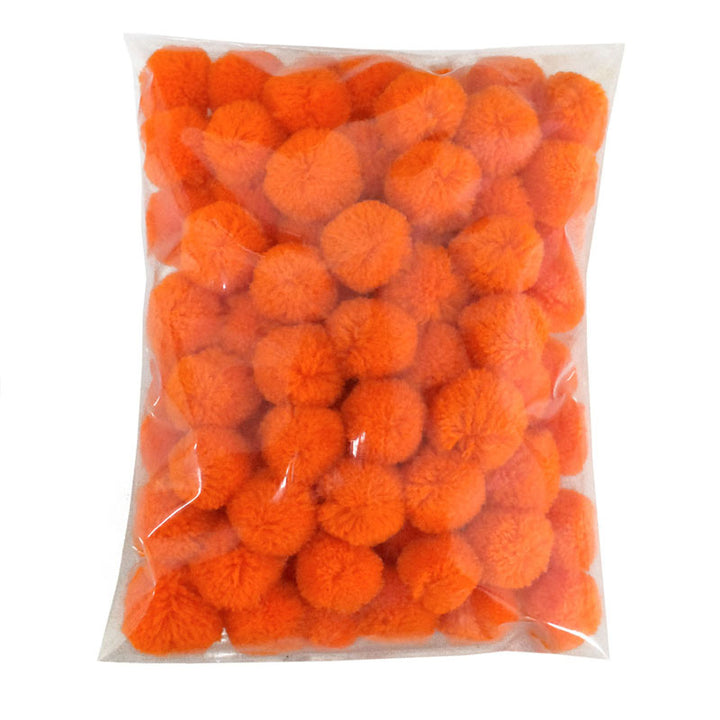 Orange Color Pom poms