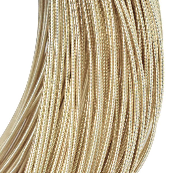 Metallic Gimp Stiff  Wire in Cream Color (Kangani)(Jaseron)