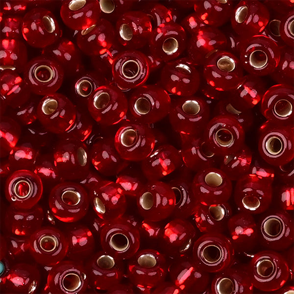 5mm (4/0) - 100g Preciosa Beads Round Shape Dark Red Opaque finish for Jewelry Making and Embroidery