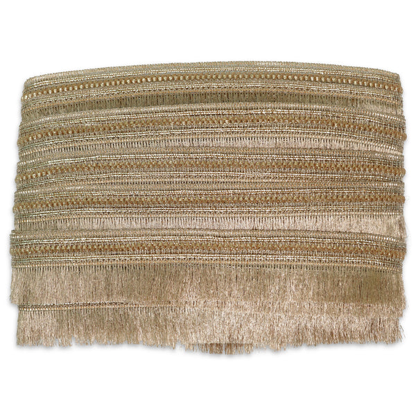 Fringe Gota Lace Design Borders For Sarees, Kurti & Dresses -Rose Gold 1 Roll