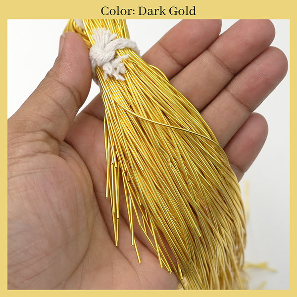 EMB4257 (Smooth Dabka in Honey Gold Colour)