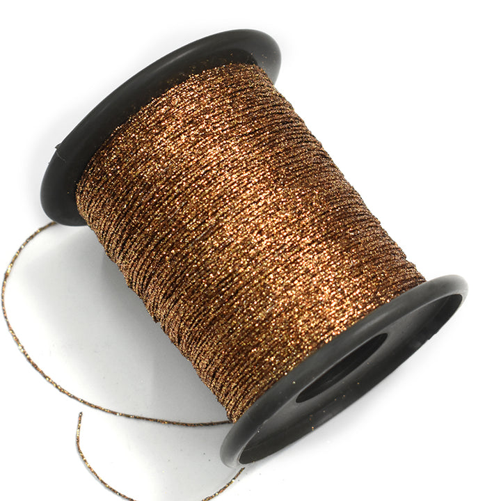 gold Glitter jewellery cord, Thread dori, yarn thread, cord for jewellery making bracelet making, Dori for Embroidery, Dori for Embellishment, Craft and DIY , for projects, Sewing Material, Dori for Machine Embroidery, Macrame, Glitter Thread cord for Clo