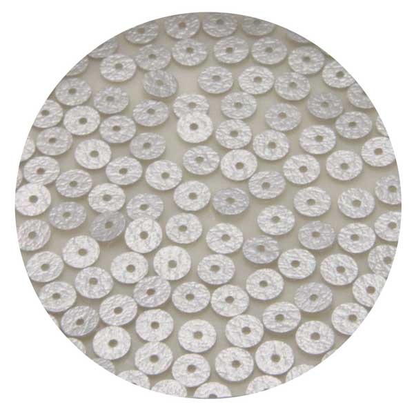 white sequins