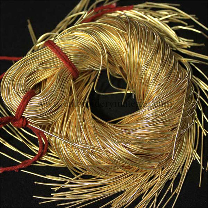 Goldwork golden wires