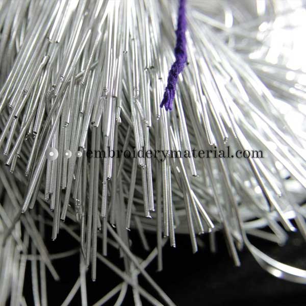 Smooth Dabka in Silver Color