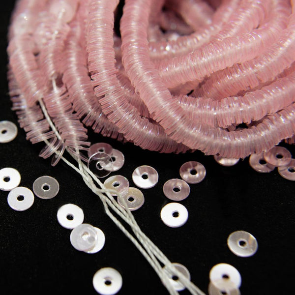 pink sequins