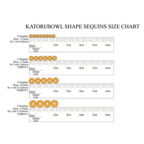 bowl shape sequins
