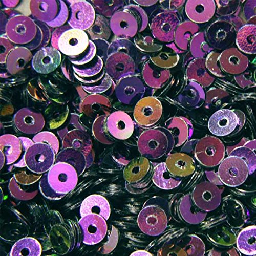 2.5MM, 3MM & 4MM, Purple Colour Crystal Finish Sequins