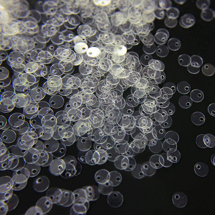 transparent sequins