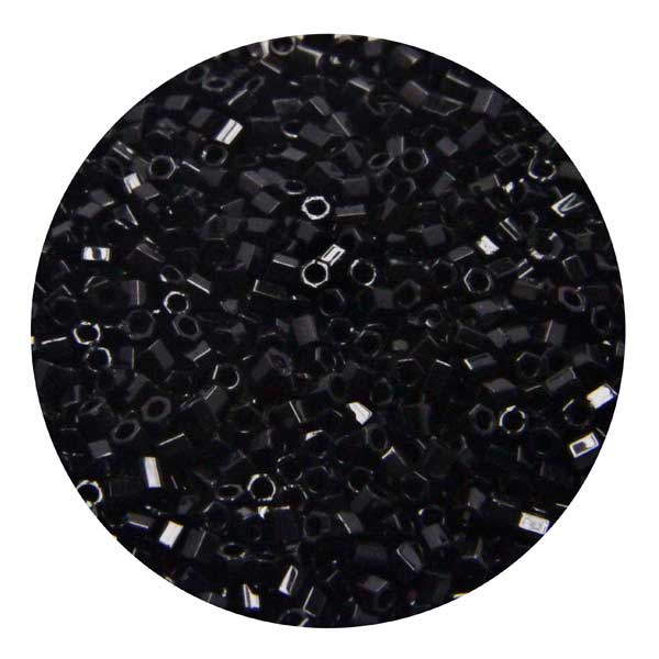 Miyuki Jet Black 2Cut Beads