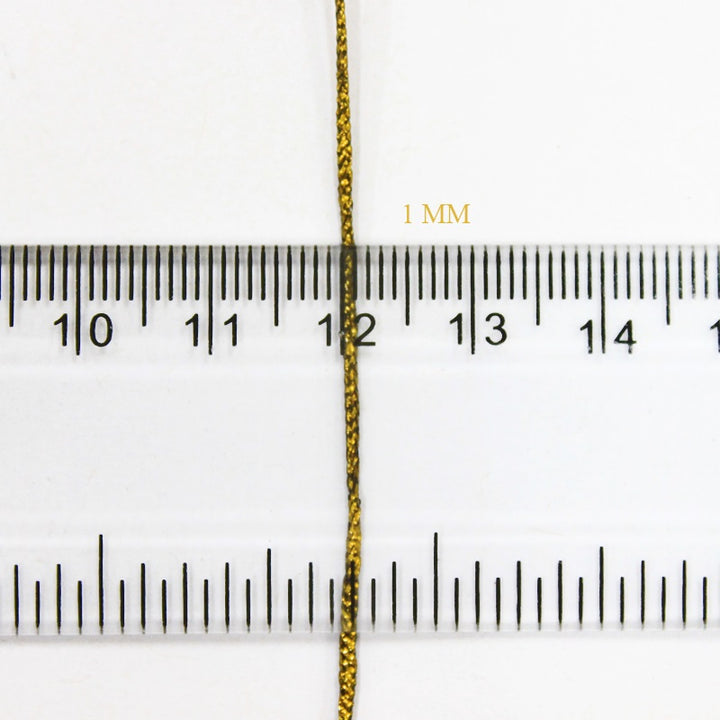 Dark Gold Color Badla Thread