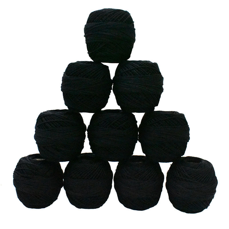 Black Colour Thread Buy Black Color Size 12 Crochet Cotton Threads Online at Wholesale ...