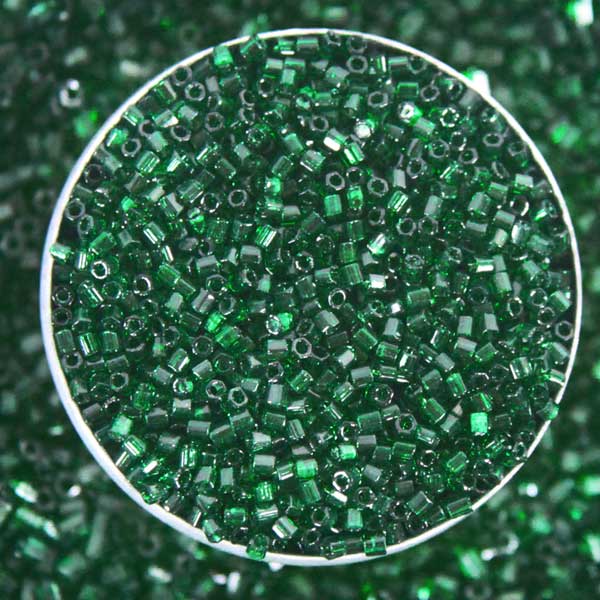 Miyuki Green Color 2Cut Bead