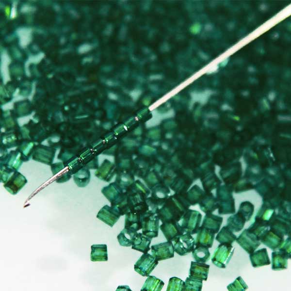 Miyuki Green Color 2Cut Bead