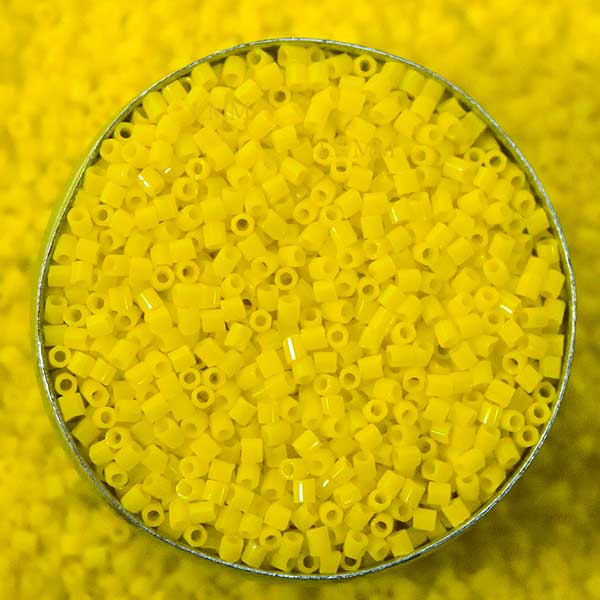 Miyuki Lemon Yellow Color  2Cut Delica Beads