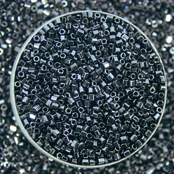 Miyuki Gunmetal Grey Color 2Cut Beads