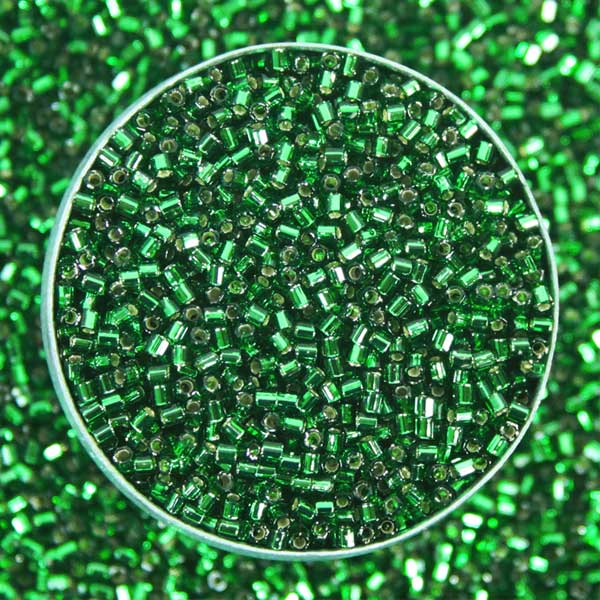 MGB Green Color 2Cut Beads