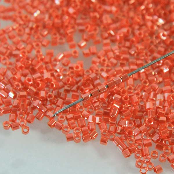 Miyuki Peachy Orange Color 2Cut Beads