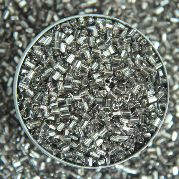 Gunmetal Color Cut Cylinder Beads