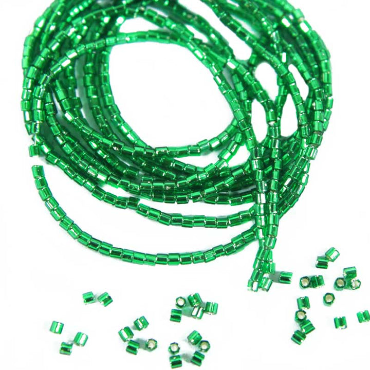 Miyuki Green Color 2Cut Beads Strings