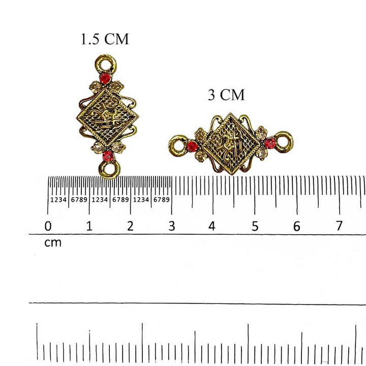 Sri Symbol connector for bracelets