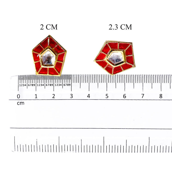 Pentagon Rhinestones for Earring Making