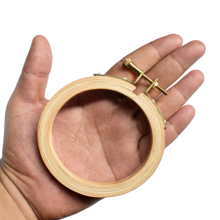 3inch wooden round frame