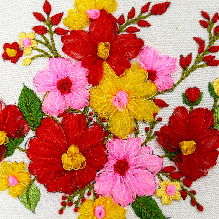 ribbon embroidery kit