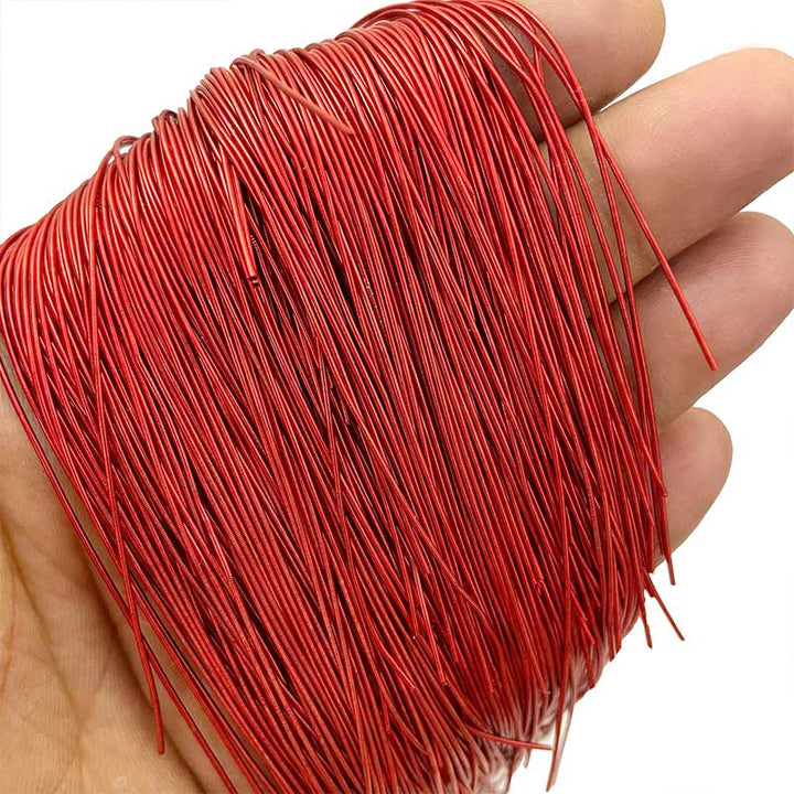 red color embroidery wires