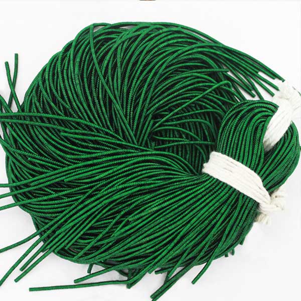 Spiral Dabka in Dark Green Color