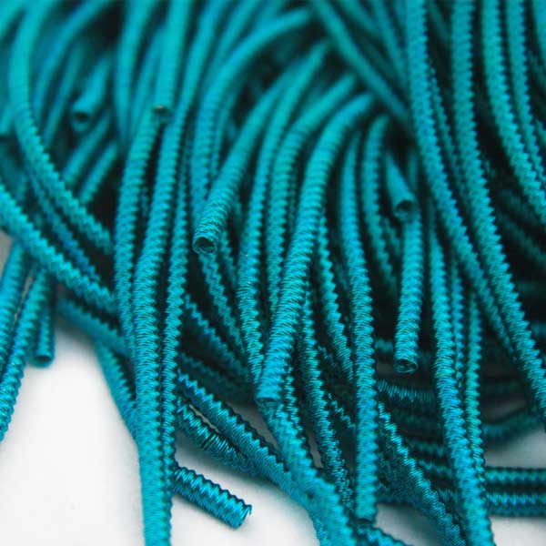 Spiral Dabka in Scuba Blue Color