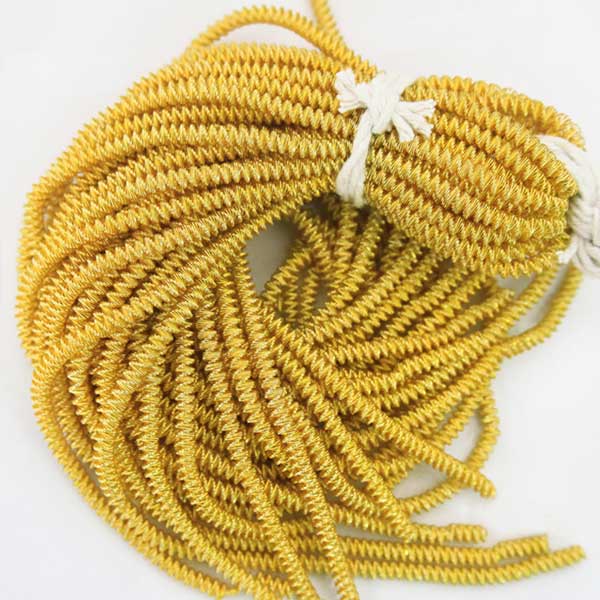 Spiral Dabka in Gold Color