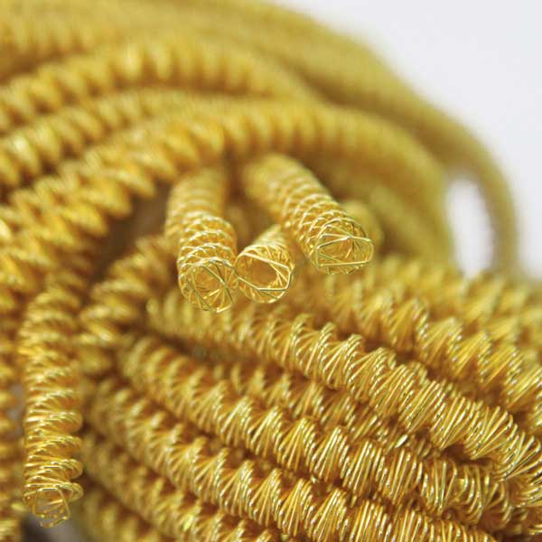 Spiral Dabka in Gold Color